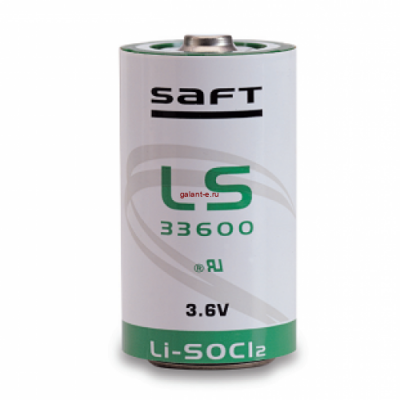 Элемент питания Saft LS33600 (Аналоги: SAFT SL780, SAFT LSH20, TADIRAN SL2880/S, MINAMOTO ER34615, ROBITON 34615, TEKCELL SB-D02) 